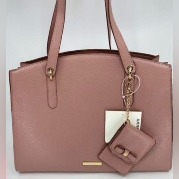 🍁NEW Anne Klein Mauve Tote Bag - Picture 1 of 11